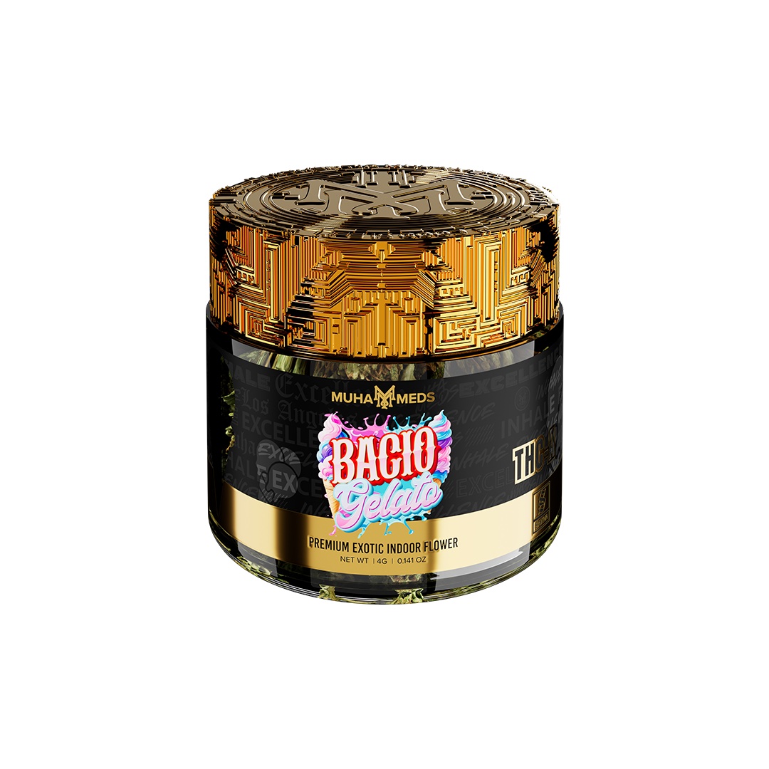BACIO GELATO4 GRAM FLOWER JAR